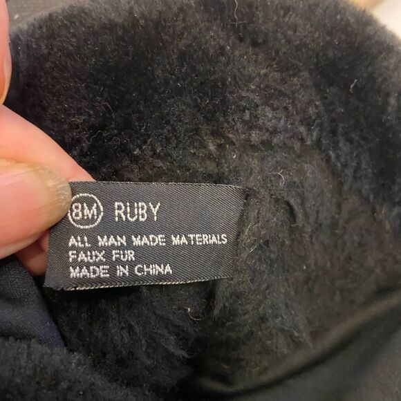 Totes black winter boots size 8 m zipper Ruby style - Picture 4 of 8